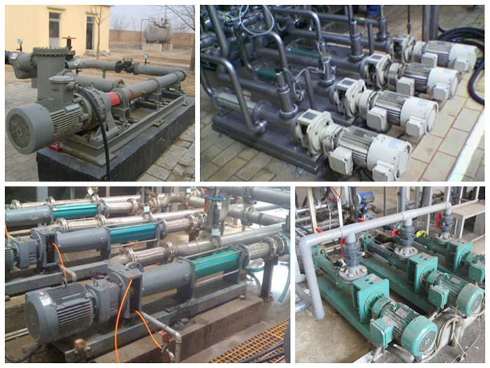 單螺(luo)杆泵使(shi)用現場(chang)